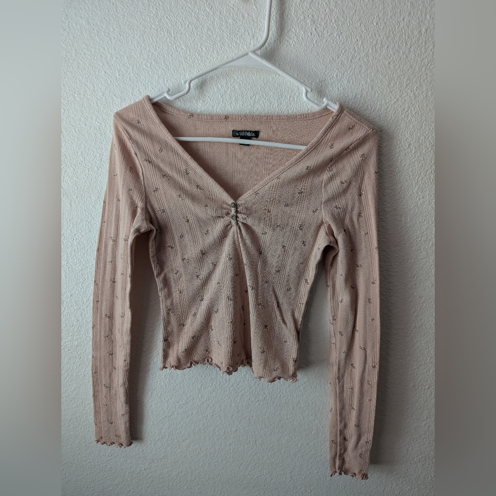 Wild Fable Pink Long Sleeve Top
